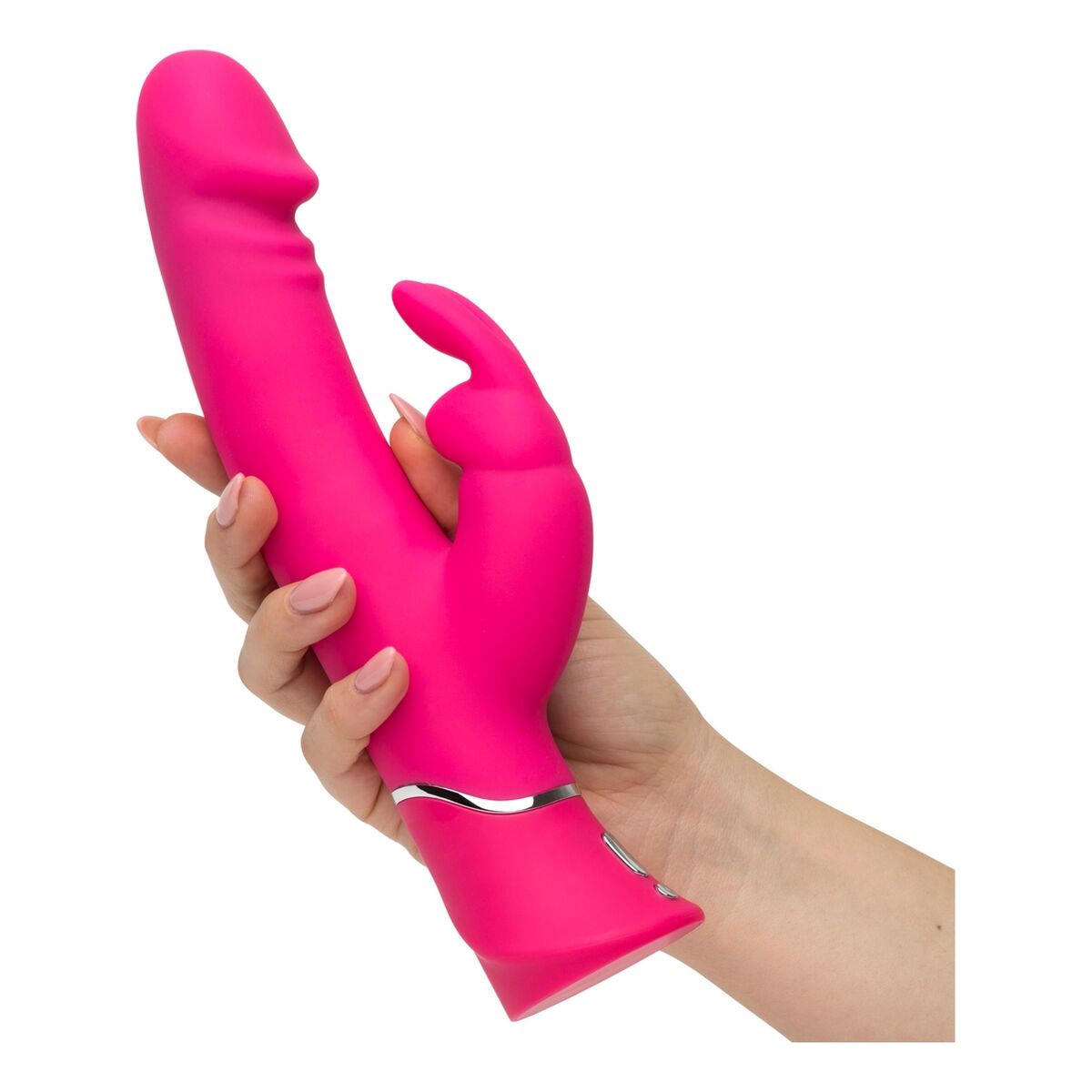 Vibrator Realistic Dual Density Happy Rabbit Pink