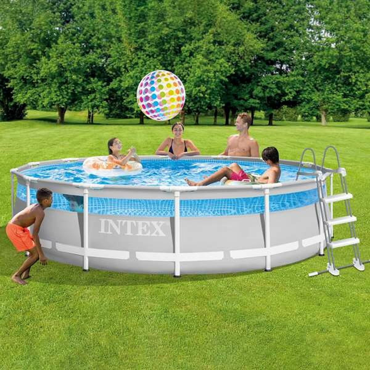 Detachable Pool Colorbaby Clearview Prism Frame 427 x 107 cm - Bathrooms Direct IE