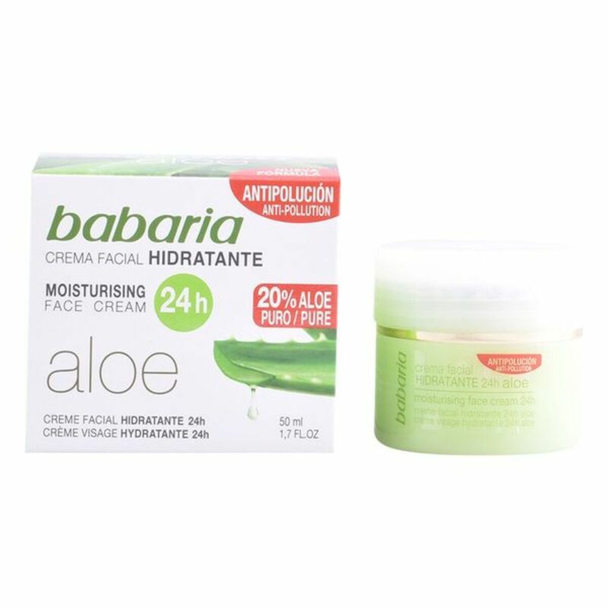 Nourishing Facial Cream Aloe Vera Babaria Aloe Vera (50 ml) 50 ml