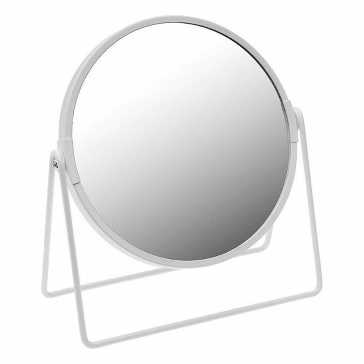Magnifying Mirror Versa White Wood Metal Mirror 7,5 x 20 x 18,5 cm (x5)