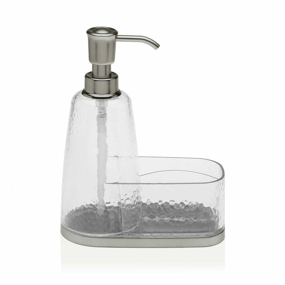 Soap Dispenser Versa Transparent polystyrene (8 x 19,5 x 16 cm)