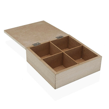 Decorative box Versa Wood 24 x 6 x 16,5 cm