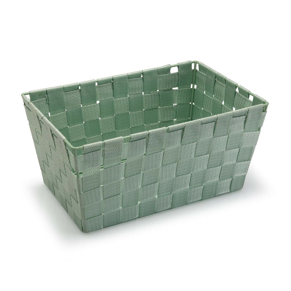 Basket Versa Large Green Textile 20 x 15 x 30 cm