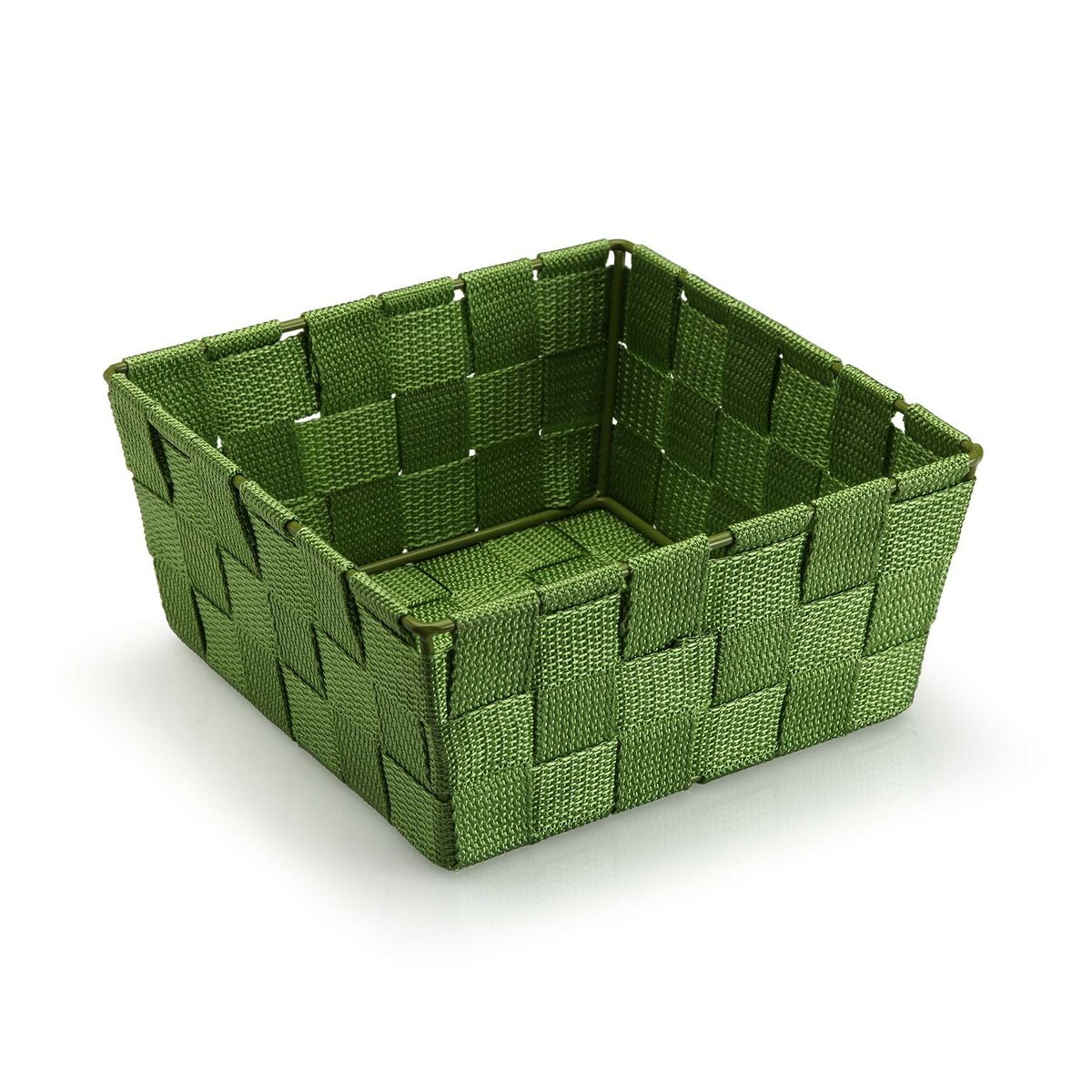 Basket Versa Medium Dark green Textile 19 x 9 x 19 cm