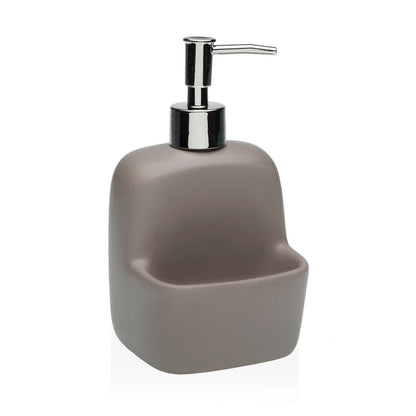 Soap Dispenser Versa Grey Ceramic
