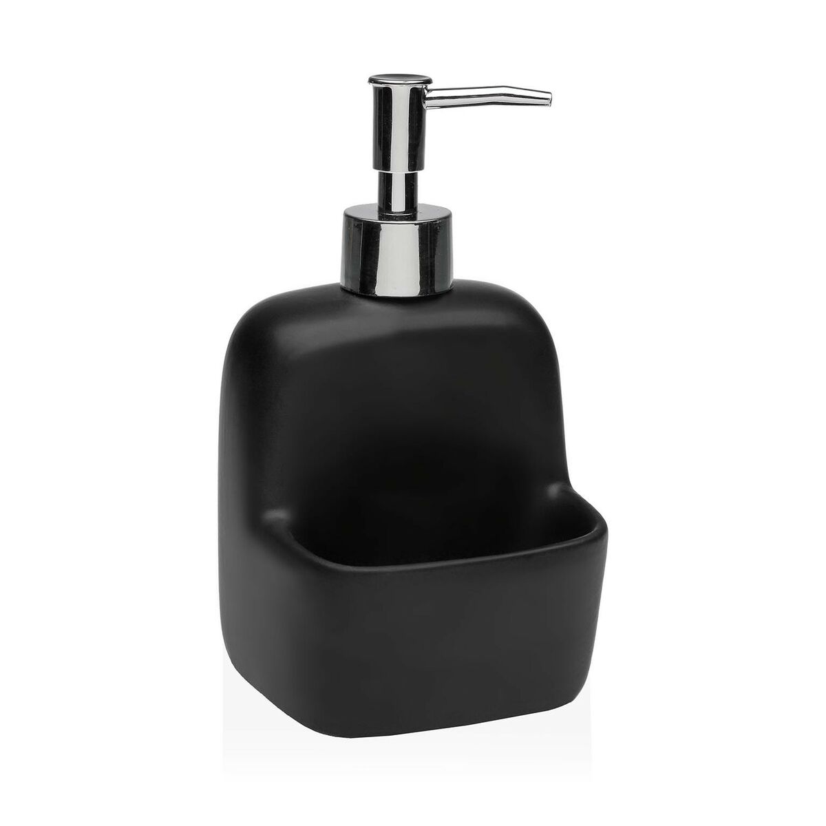 Soap Dispenser Versa Black Ceramic