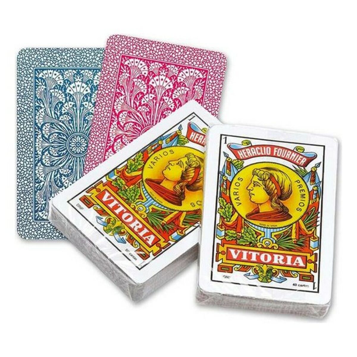Pack of Spanish Playing Cards (40 Cards) Fournier 10023357 Nº 12 Paper - Bathrooms Direct IE