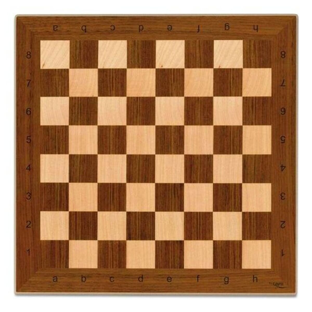 Chess and Checkers Board Cayro Wood (40 X 40 cm) - Bathrooms Direct IE
