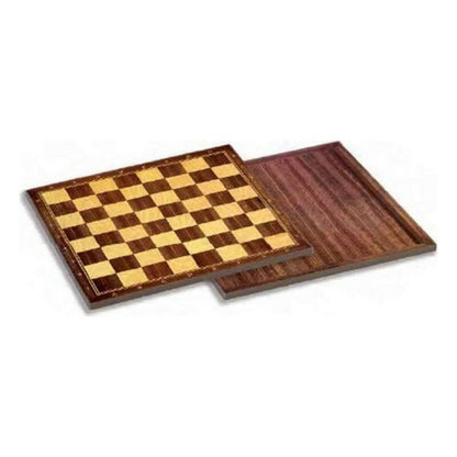 Chess and Checkers Board Cayro Wood (40 X 40 cm) - Bathrooms Direct IE