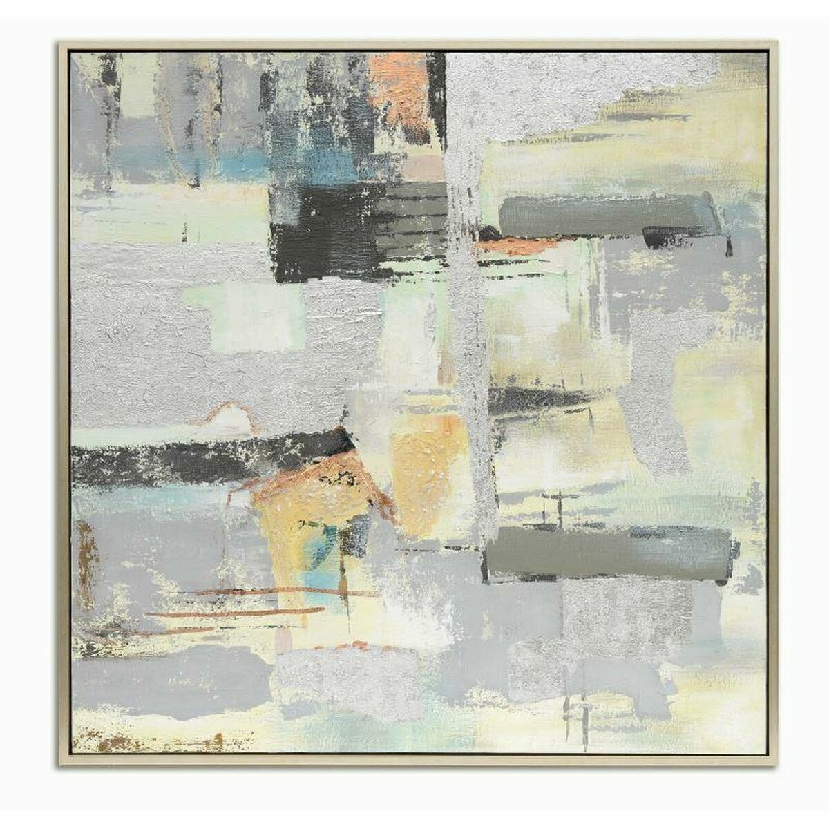 Canvas DKD Home Decor Abstract Modern (131 x 3,8 x 131 cm)