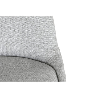 Dining Chair DKD Home Decor Polyester Light grey Oak (48 x 44 x 84 cm)