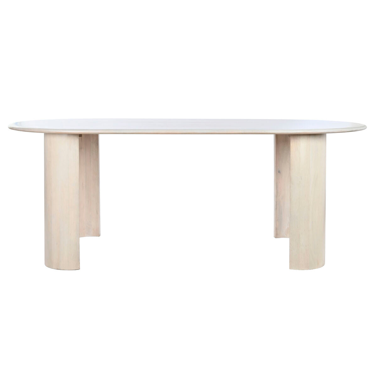 Dining Table DKD Home Decor White Mango wood 200 x 100 x 76 cm