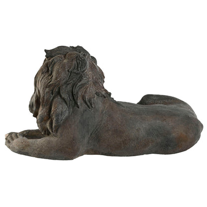 Decorative Figure Home ESPRIT Grey Lion 80 x 36 x 39 cm