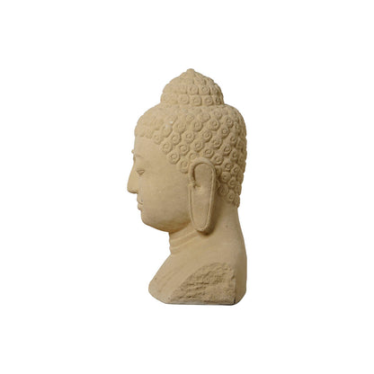 Decorative Figure Home ESPRIT Beige Buddha 53 x 34 x 70 cm