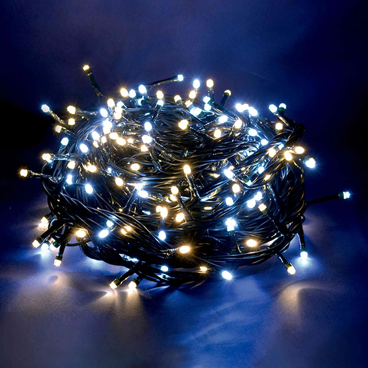 Wreath of LED Lights 15 m White 3,6 W Christmas