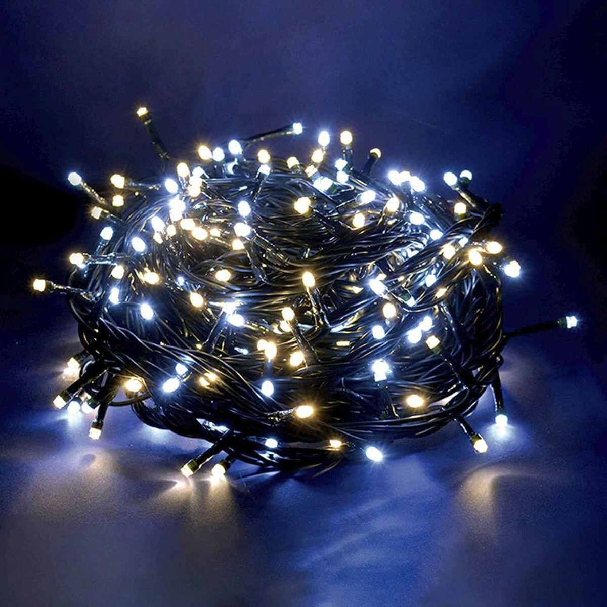 Wreath of LED Lights 50 m White 6 W Christmas