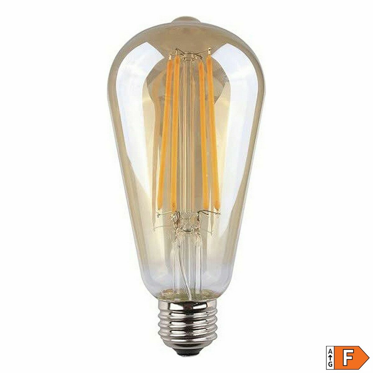 LED lamp EDM F 6 W E27 500 lm 6,4 x 14,2 cm (2000 K)