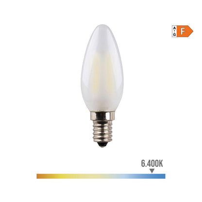Candle LED Light Bulb EDM F 4,5 W E14 470 lm 3,5 x 9,8 cm (6400 K)