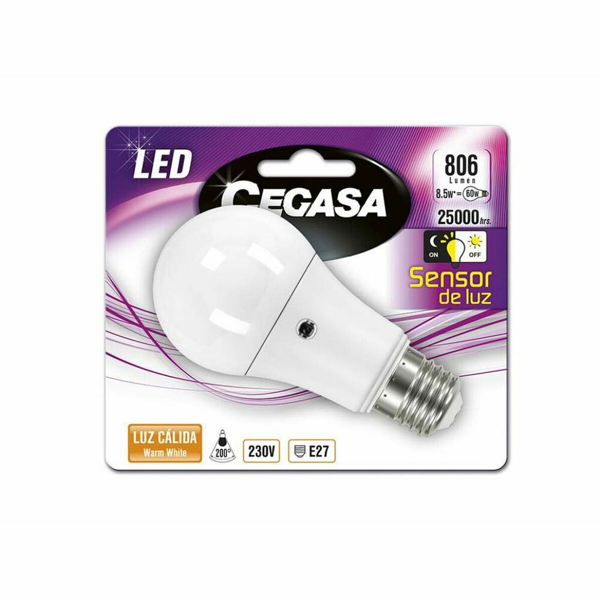 LED lamp Cegasa 2700 K 8,5 W