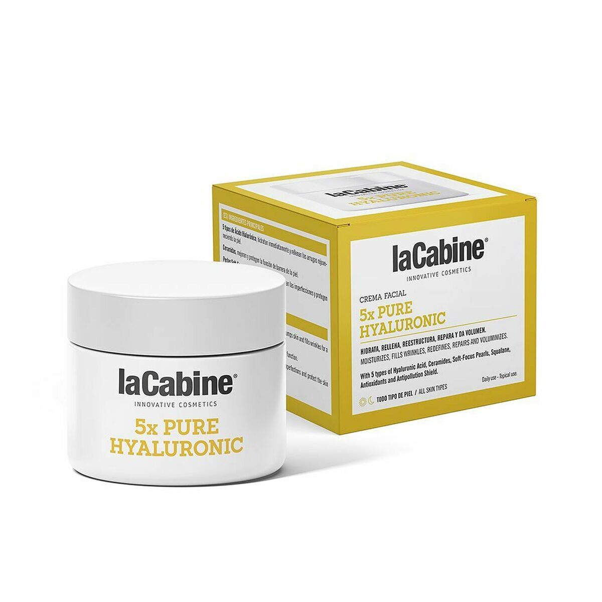 Anti-Ageing Cream laCabine 5x Pure Hyaluronic (50 ml)