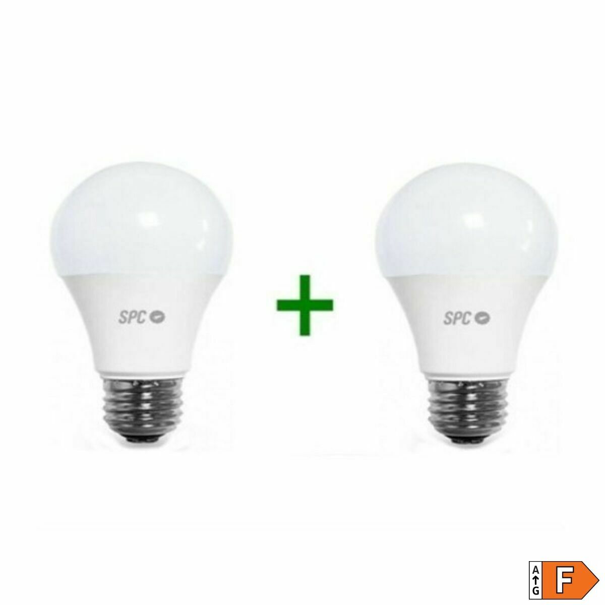 Smart Light bulb SPC Aura 1050 Wifi 10 W E27 75 W 2700K - 6500K (2 uds)