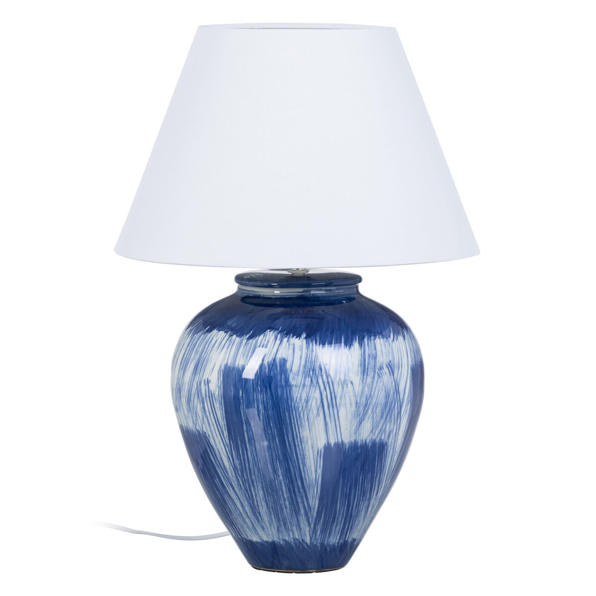 Desk lamp Blue Ceramic 40 W 220 V 240 V 220-240 V 41 x 41 x 76 cm