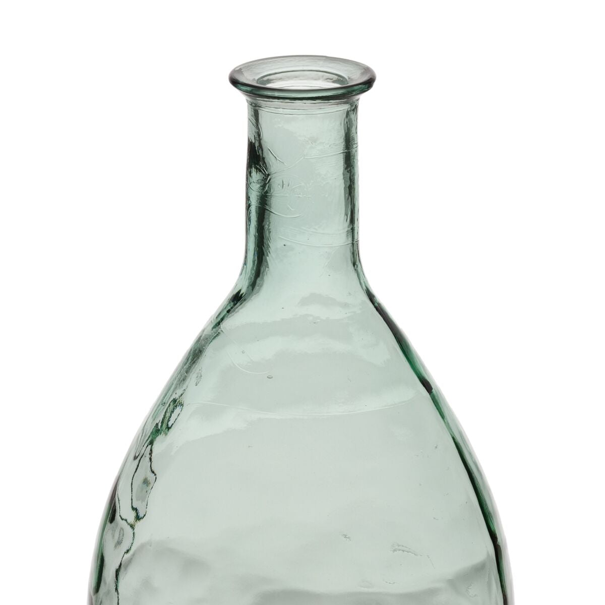 Vase recycled glass Green 28 x 28 x 60 cm