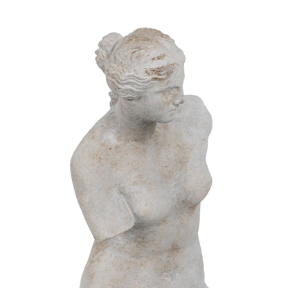 Sculpture Grey 14,5 x 14 x 47 cm