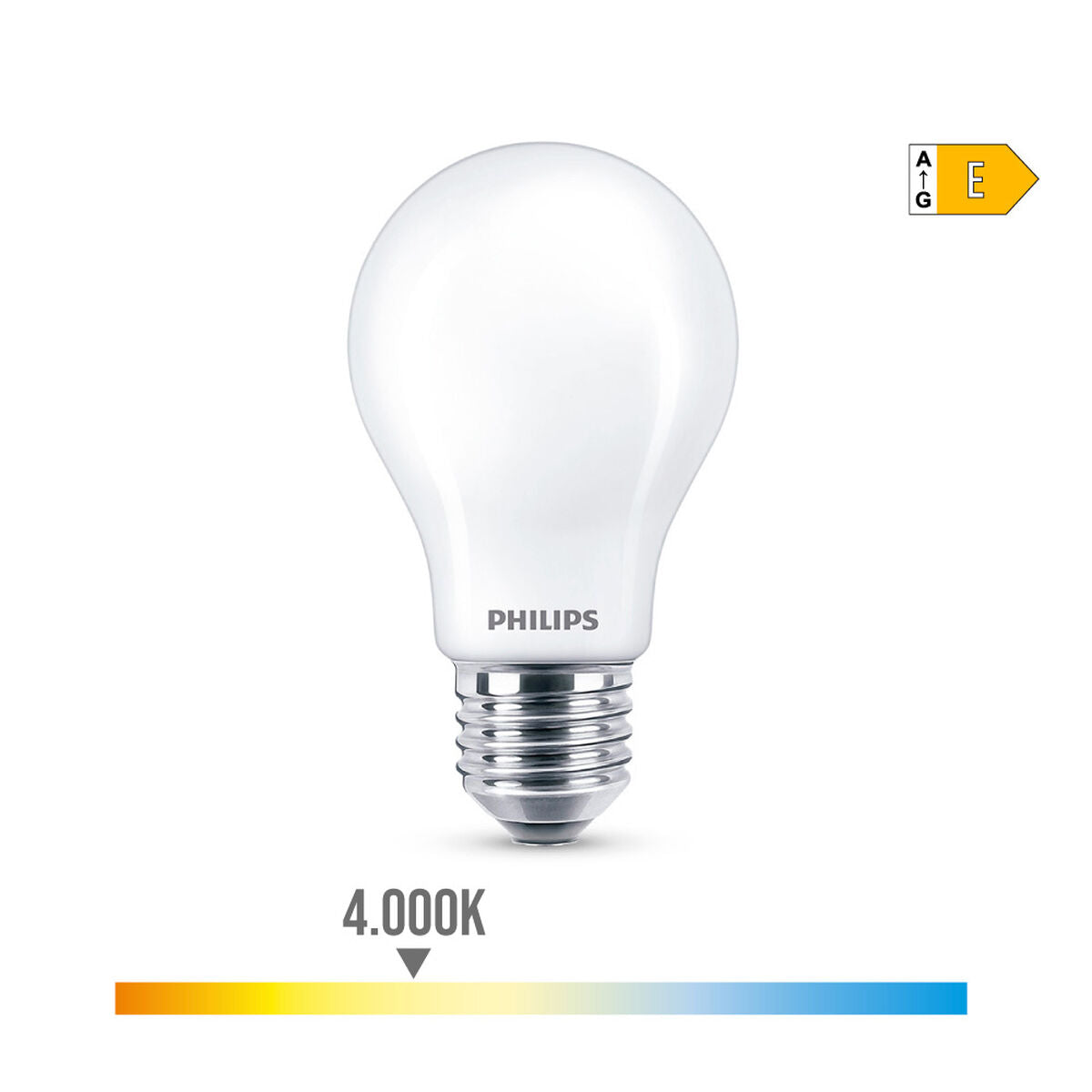 LED lamp Philips Standard E 8,5 W E27 1055 lm Ø 6 x 10,4 cm (4000 K)
