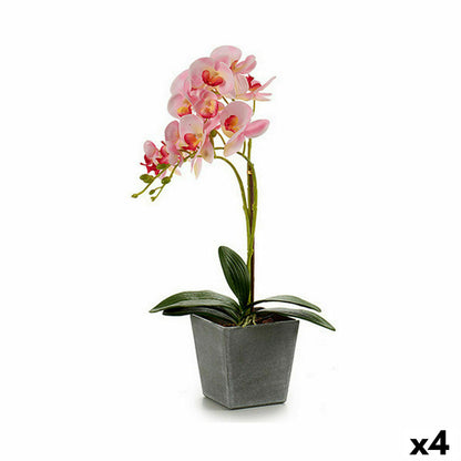 Decorative Plant Orchid Plastic 20 x 47 x 33 cm (4 Units)