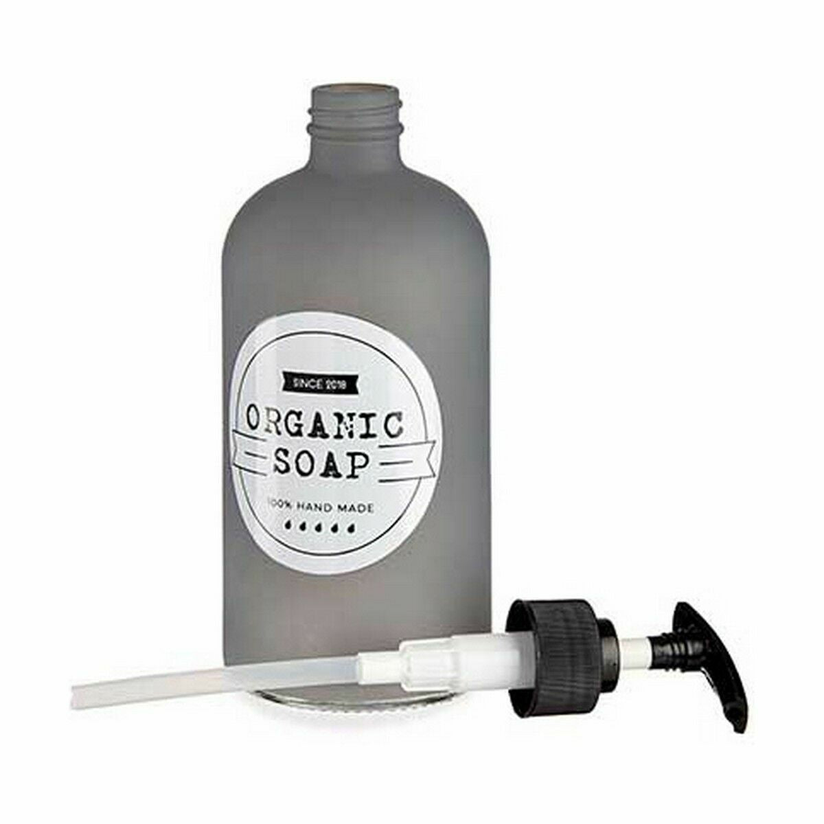 Soap Dispenser Grey Glass polypropylene 480 ml (24 Units)