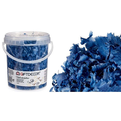 Decorative Shavings 1,4 L Dark blue (6 Units)