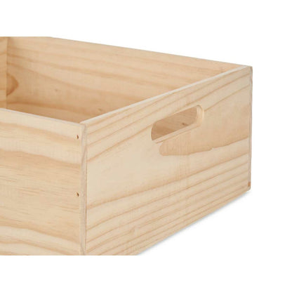 Decorative box Pine 31 x 14 x 36 cm (4 Units)