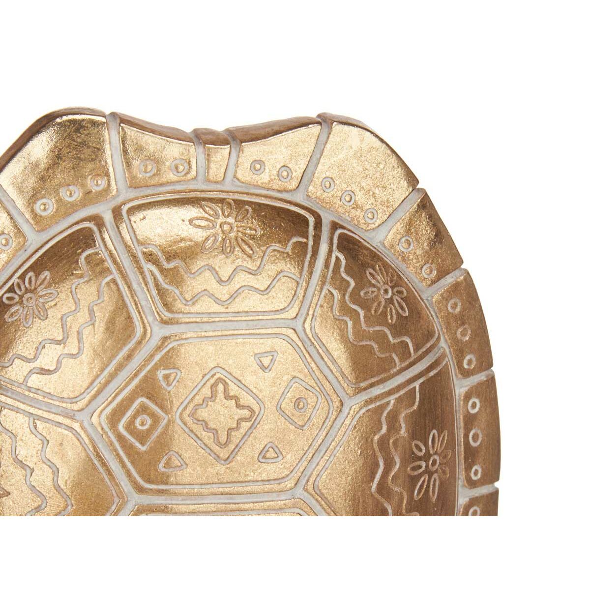 Decorative Figure Tortoise Golden 17,5 x 36 x 10,5 cm (4 Units)
