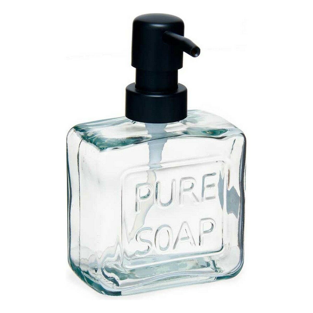 Soap Dispenser Pure Soap 250 ml Crystal Transparent Plastic (12 Units)