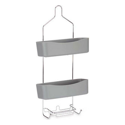 Shower Hanger 28 x 60 x 14 cm Grey Metal Plastic (6 Units)