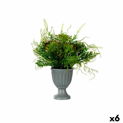 Decorative Plant Wineglass Plastic 21 x 30 x 21 cm (6 Units)