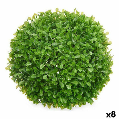 Decorative Plant Sheets Ball Plastic 22 x 22 x 22 cm (8 Units)