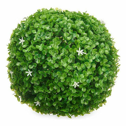 Decorative Plant Sheets Flowers Ball Plastic 27 x 27 x 27 cm (6 Units)