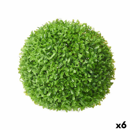 Decorative Plant Sheets Ball Plastic 27 x 27 x 27 cm (6 Units)