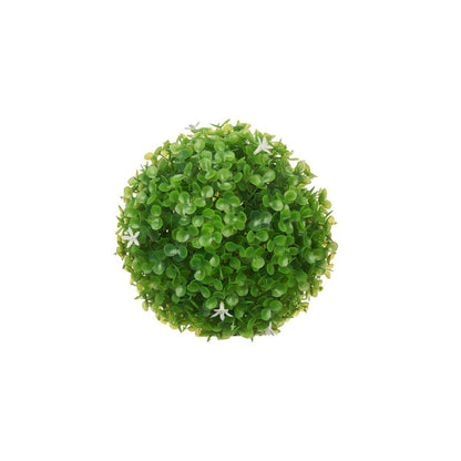 Decorative Plant Flowers Sheets Ball Plastic 17 x 17 x 17 cm (12 Units)