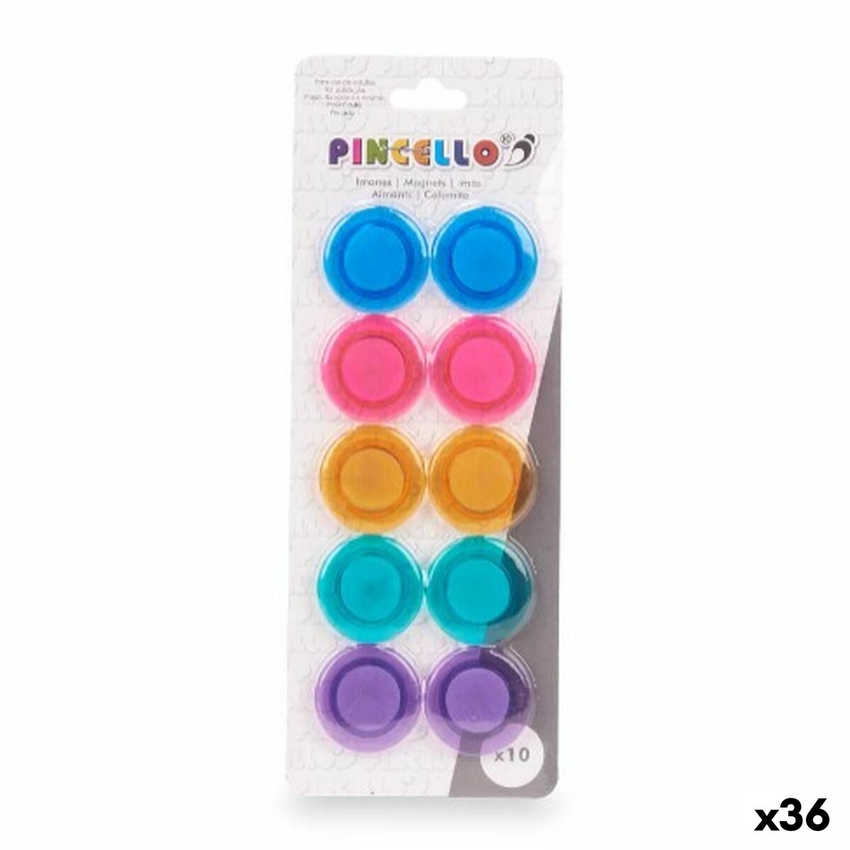 Magnets Medium Multicolour (36 Units)